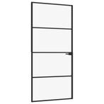 Glazen Binnendeur Zwart Frame - OP=OP - Perfecte lichtinval!, 80 tot 100 cm, Binnendeur, Nieuw, Ophalen of Verzenden