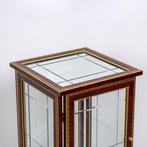 Vitrinekast - Glas, Hout - spiegel en geslepen glas, Antiek en Kunst