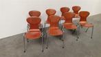 8x Eromes pagholz industriële stapelbare design stoel, Huis en Inrichting, Nieuw