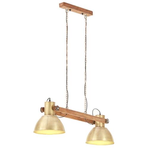 vidaXL Hanglamp industrieel 25 W E27 109 cm messingkleurig, Huis en Inrichting, Lampen | Overige, Nieuw, Verzenden