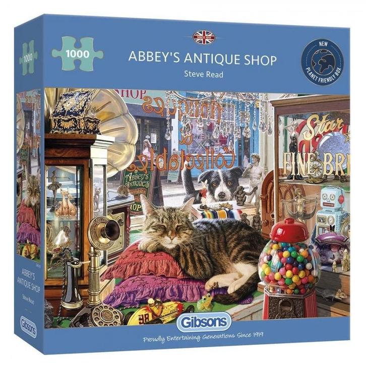 Abbeys Antique Shop Puzzel (1000 stukjes) | Gibsons -, Hobby en Vrije tijd, Denksport en Puzzels, Nieuw, Verzenden