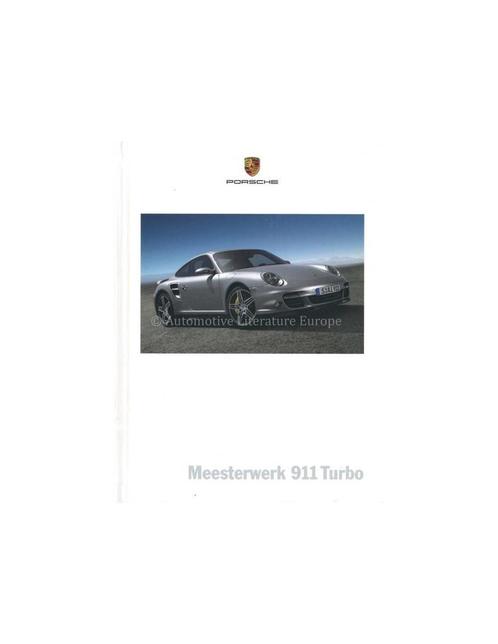 2006 PORSCHE 911 TURBO HARDCOVER BROCHURE NEDERLANDS, Boeken, Auto's | Folders en Tijdschriften, Porsche