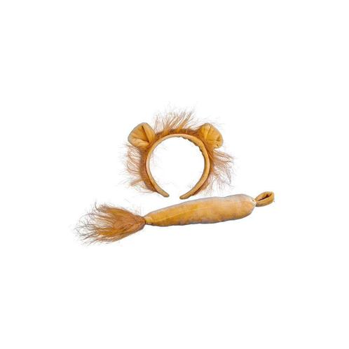 Tiara leeuwen oren met staart, Hobby en Vrije tijd, Feestartikelen, Feestartikel, Nieuw, Verzenden