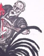 Spotprent over persvrijheid tijdens Eerste Wereldoorlog, Antiek en Kunst, Kunst | Litho's en Zeefdrukken, Verzenden