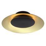 Gouden plafonnière Denyse, metaal, modern, 15w, 3000K LED, Ophalen of Verzenden, Nieuw, Metaal, Modern