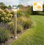 Solar buitenlamp staander 80 cm met sensor | Standaard, Ophalen of Verzenden, Nieuw, 50 tot 250 watt, Staande lamp