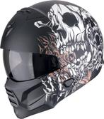 Scorpion EXO Combat II Genesis Zwart Wit Oranje Jethelm, Jethelm, XXL, Nieuw met kaartje, Overige merken