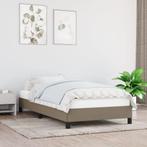 vidaXL Bedframe stof taupe 80x200 cm, Huis en Inrichting, Slaapkamer | Bedden, Eenpersoons, Verzenden, Nieuw, 80 cm