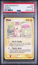 2005 Pokemon EX - Deoxys- Plusle #44 - PSA 10, Nieuw