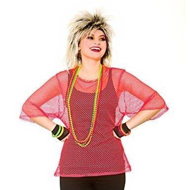 Visnet top neon roze, Hobby en Vrije tijd, Feestartikelen, Feestartikel, Nieuw, Verzenden