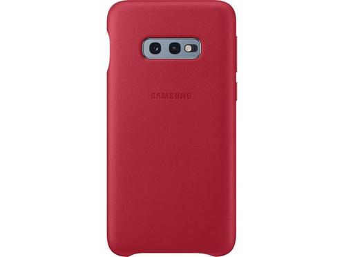 Samsung Galaxy S10e lederen Cover - Rood (Nieuw), Telecommunicatie, Mobiele telefoons | Hoesjes en Frontjes | Overige merken, Nieuw