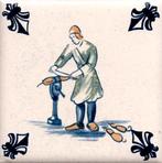 KLM Airline Business Class Delft Blue Tile Coaster - 75×75, Verzamelen, KLM Huisjes, Verzenden, Zo goed als nieuw