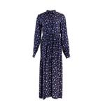 Livthelabel • zwarte maxi jurk met bloemen • S, Kleding | Dames, Jurken, Verzenden, Zwart, Nieuw, LIVTHELABEL