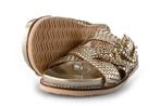 Nelson Slippers in maat 41 Goud | 10% extra korting, Kleding | Dames, Schoenen, Slippers, Overige kleuren, Verzenden, Zo goed als nieuw