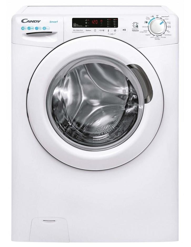 Candy CS14102DW4 - Wasmachine - 10 kg - 1400 tpm - Smart -, Witgoed en Apparatuur, Wasmachines, Zo goed als nieuw, Voorlader, 85 tot 90 cm