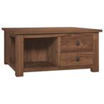 vidaXL Salontafel 68x68x33 cm massief teakhout, Huis en Inrichting, Tafels | Salontafels, Verzenden, Nieuw, Teakhout, 50 tot 100 cm