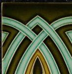 Jugendstil Tegel - Grohner Wandplattenfabrik - Art Nouveau -