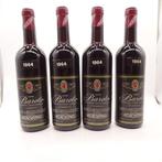 1964 Adriano - Barolo - 4 Flessen (0.72L), Verzamelen, Wijnen, Nieuw