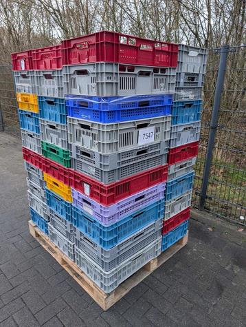 Kunststof kratten, palletactie € 149,-- per pallet beschikbaar voor biedingen