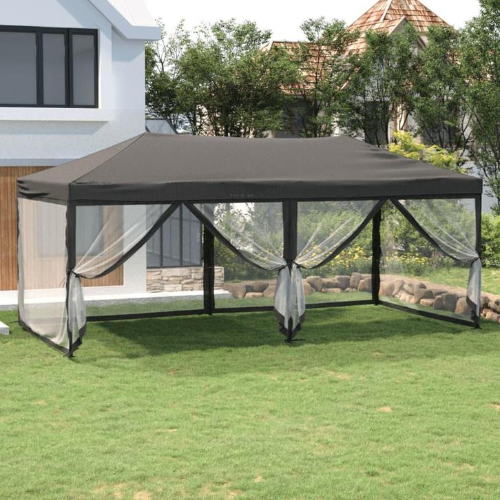 vidaXL Partytent inklapbaar met zijwanden 3x6 m, Tuin en Terras, Partytenten, Partytent, Nieuw, Verzenden