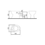 Toiletpot Plieger Diepspoel Smart/Classic Wit PK, Ophalen of Verzenden, Nieuw