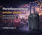 Verhuur - Service (Kenwood) 123Portofoon.NL, Ophalen of Verzenden, Zo goed als nieuw, Portofoon of Walkie-talkie, Met broekklem