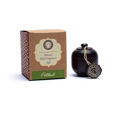 Geurcrème Patchouli in Rozenhouten Potje - 6 g, Sport en Fitness, Gezondheidsproducten en Wellness, Nieuw