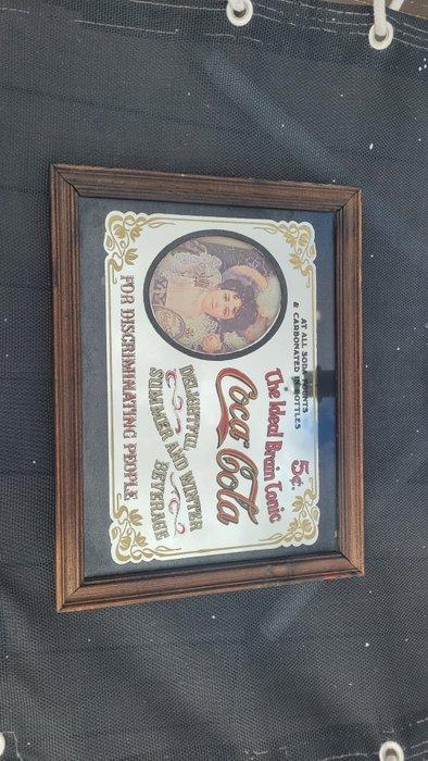 autre - Spiegel - Hout, Antiek en Kunst, Curiosa en Brocante