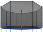 Trampoline net 396 cm buitenzijde - geschikt voor 8 palen, Nieuw, Ophalen of Verzenden