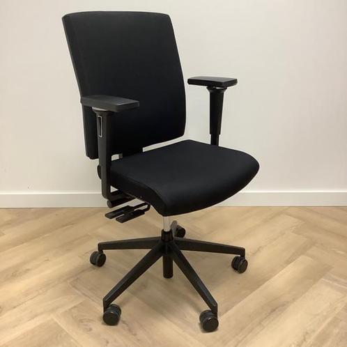 Tweedehands Dauphin Ergo- bureaustoel, Zwart, Huis en Inrichting, Bureaustoelen, Bureaustoel, Zwart, Gebruikt, Ergonomisch, Ophalen of Verzenden