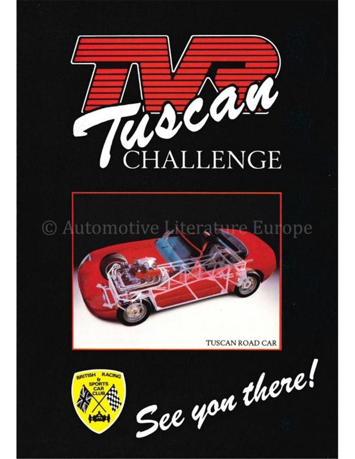 1988 TVR TUSCAN CHALLENGE BROCHURE ENGELS, Boeken, Auto's | Folders en Tijdschriften