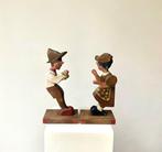 Boekensteunen (2) - Boerendans - Hout - Art Deco, Antiek en Kunst