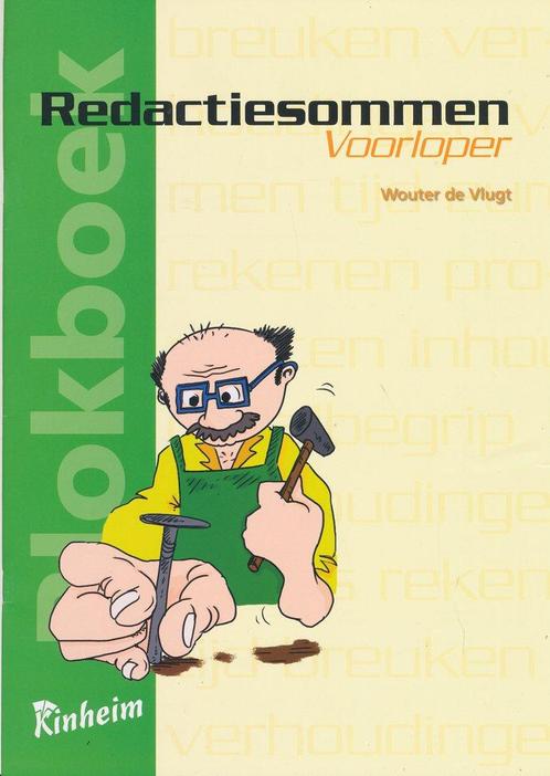 Kinheim Blokboek Redactiesommen Voorloper  (per stuk), Boeken, Schoolboeken, Nieuw, Verzenden