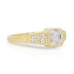 Ring - 18 karaat Geel goud - 1.16ct. tw. Diamant, Sieraden, Tassen en Uiterlijk, Ringen, Nieuw