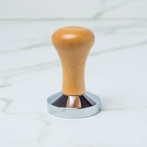 Tamper 51mm licht hout, Witgoed en Apparatuur, Koffiemachine-accessoires, Verzenden