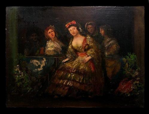 Francisco de Goya y Lucientes (1746-1829), Navolger van - Au, Antiek en Kunst, Kunst | Schilderijen | Klassiek