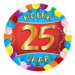 Vrolijk gekleurde viltjes 25 jaar - 25 jaar versiering, Hobby en Vrije tijd, Feestartikelen, Nieuw, Ophalen of Verzenden