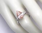 Ring - 18 karaat Witgoud - 3.38ct. tw. Roze Diamant (Fancy, Sieraden, Tassen en Uiterlijk, Ringen, Nieuw