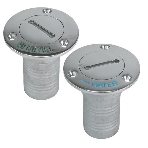 RVS dekvuldop 38 mm Slangtule, Watersport en Boten, Bootonderdelen, Nieuw, Zeilboot of Motorboot, Ophalen of Verzenden