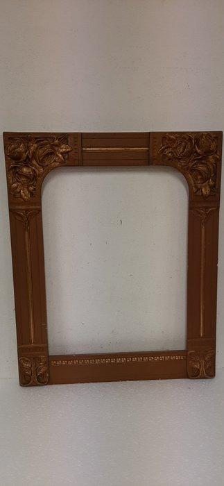 Lijst - hout en pleisterwerk - art nouveau lijsten, Antiek en Kunst, Kunst | Designobjecten