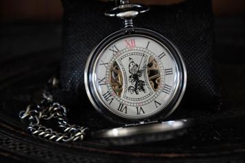 Mechanisch ornamentaal zakhorloge - Gravering beschikbaar voor biedingen