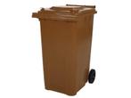 Vuilcontainer 240 liter 2-wiel bruin, Ophalen of Verzenden