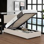 Eenpersoonsbed Juva met matras en opbergruimte 90x200 cm bei, Verzenden, Nieuw