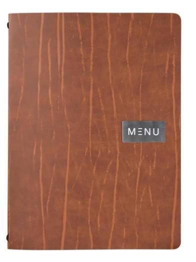 Leder Serie Ruga Bonded leather menukaart A4, Zakelijke goederen, Horeca | Keukenapparatuur, Verzenden
