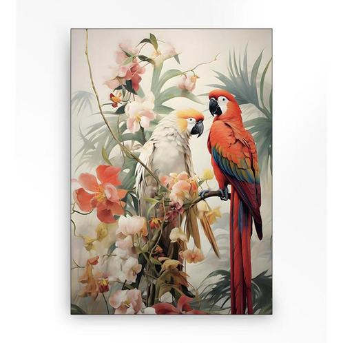 *WOONWINKEL* Urban Cotton Lovebirds Wandkleed In Frame M 110, Huis en Inrichting, Woonaccessoires | Overige, Nieuw, Verzenden