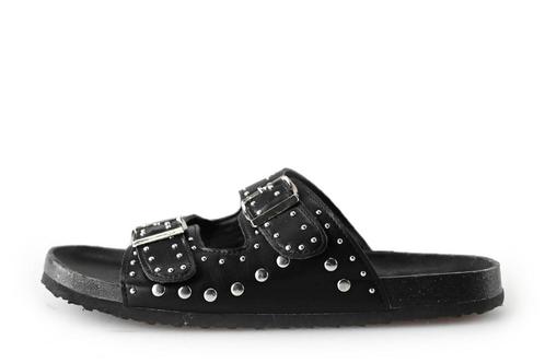 Ann Rocks Slippers in maat 39 Zwart | 10% extra korting, Kleding | Dames, Schoenen, Zwart, Zo goed als nieuw, Slippers, Verzenden