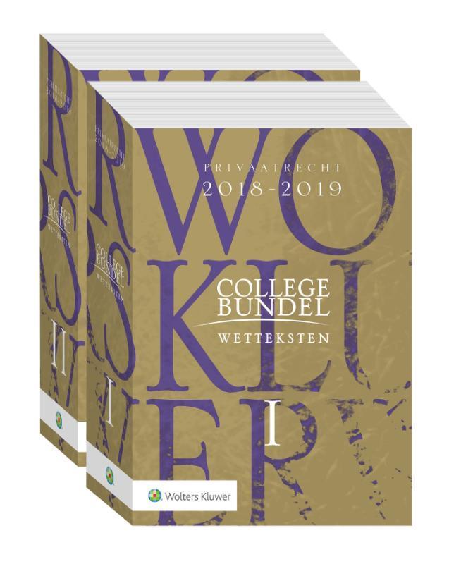 Wolters Kluwer Collegebundel 2018 2019 9789013147520, Boeken, Wetenschap, Zo goed als nieuw, Verzenden