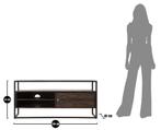 TV-HOUDER BURN CM 120X40X55 (LEGNO DI ACACIA NILOTICA), Ophalen of Verzenden, Nieuw