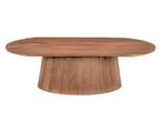 Ovale Salontafel Salvator – Bruin Mangohout | 120 cm, Ophalen, Nieuw