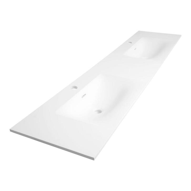 Brauer Glacier Wastafel - 200 met 2 Spoelbakken en 2, Doe-het-zelf en Verbouw, Sanitair, Ophalen of Verzenden